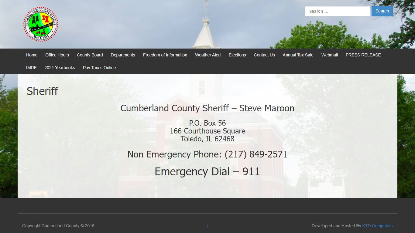 Sheriff – Cumberland County