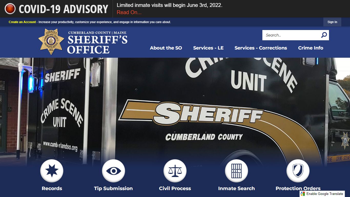 Cumberland County Sheriff - Official Website | Official Website